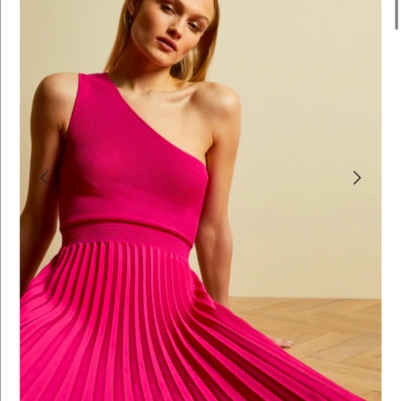 Ted Baker London Dresses & Skirts - NWT TED BAKER MIRIOM Asymmetric knitted midi dress